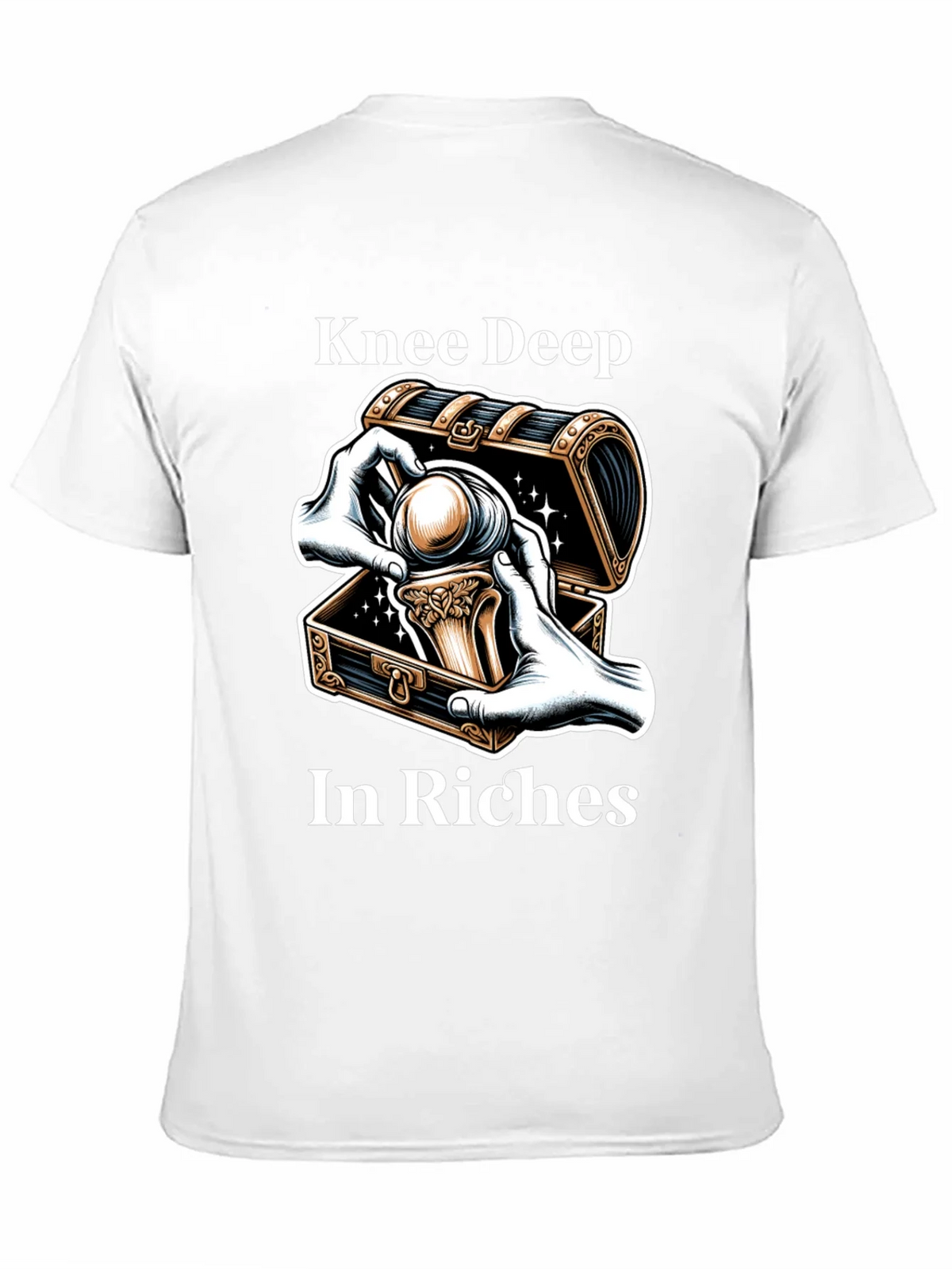 Knee Deep in Riches Black Graphic Tee product image 10