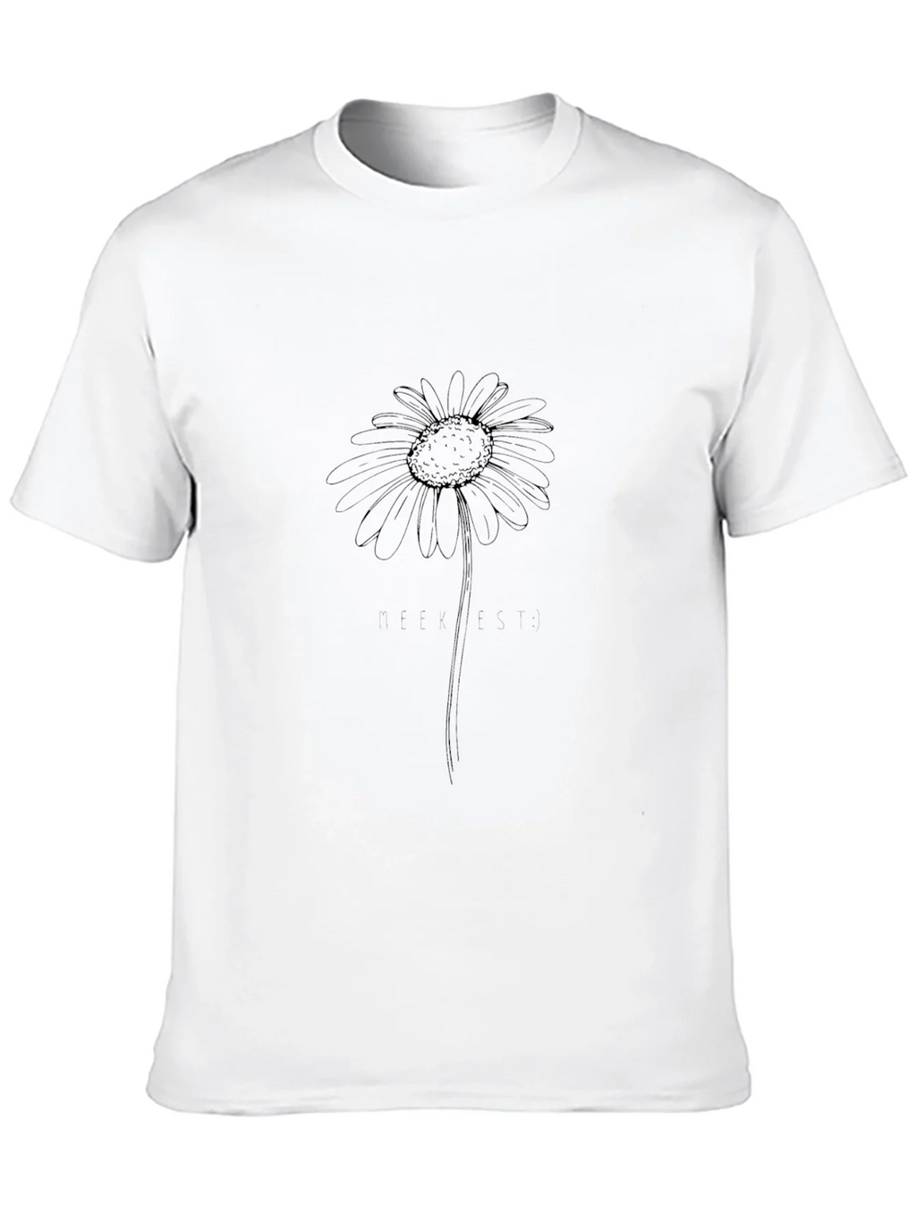 Black Daisy Graphic Tee - Classic Comfort Fit product image 9