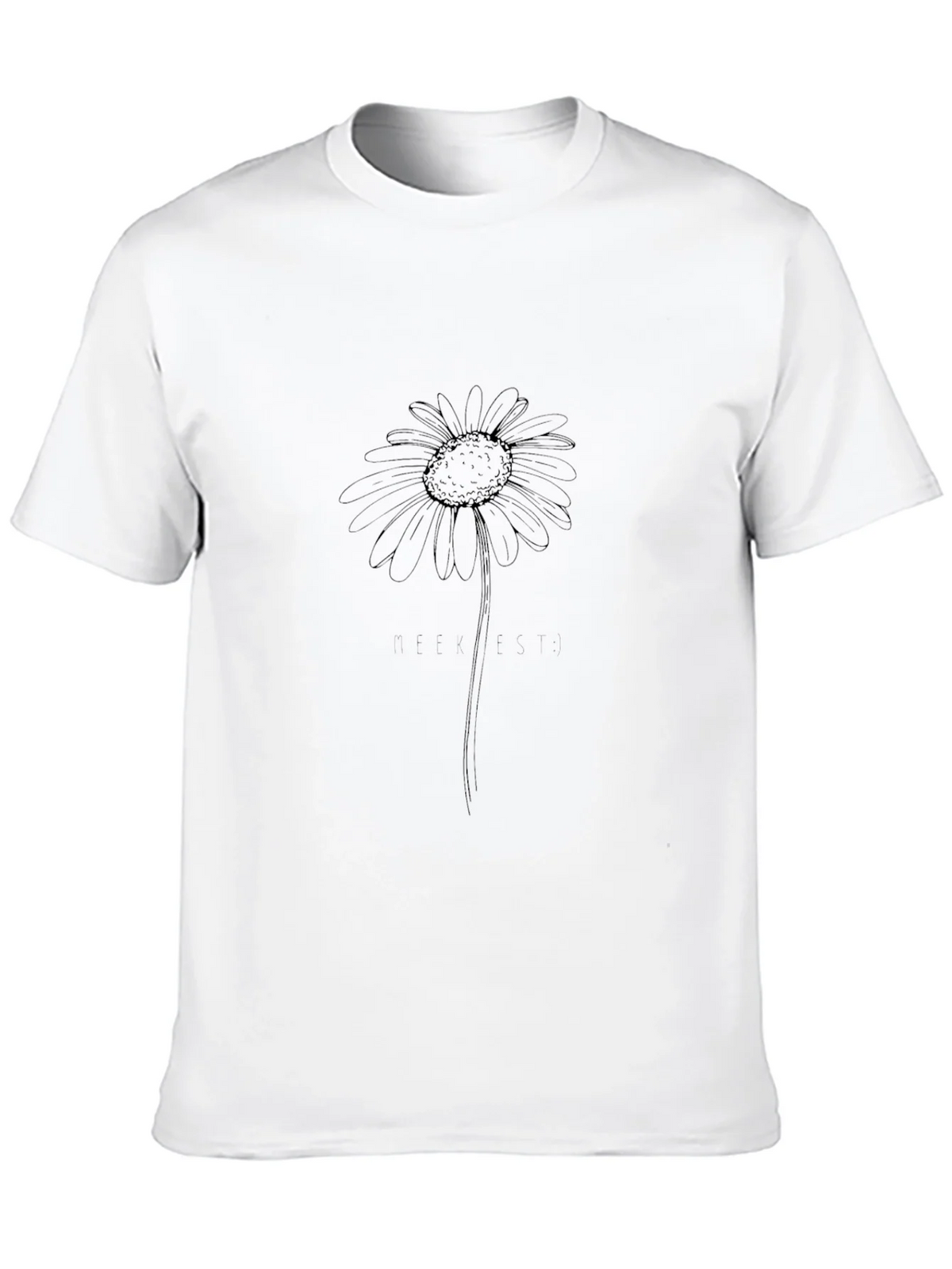 Black Daisy Graphic Tee - Classic Comfort Fit product image 9