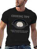 Cooking Tips Brain Graphic T-Shirt product image 1
