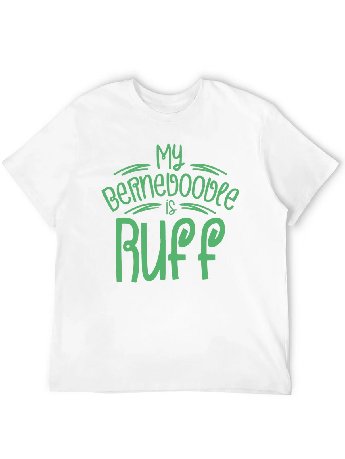 My Bernedoodle is Ruff Graphic T-Shirt product image 11
