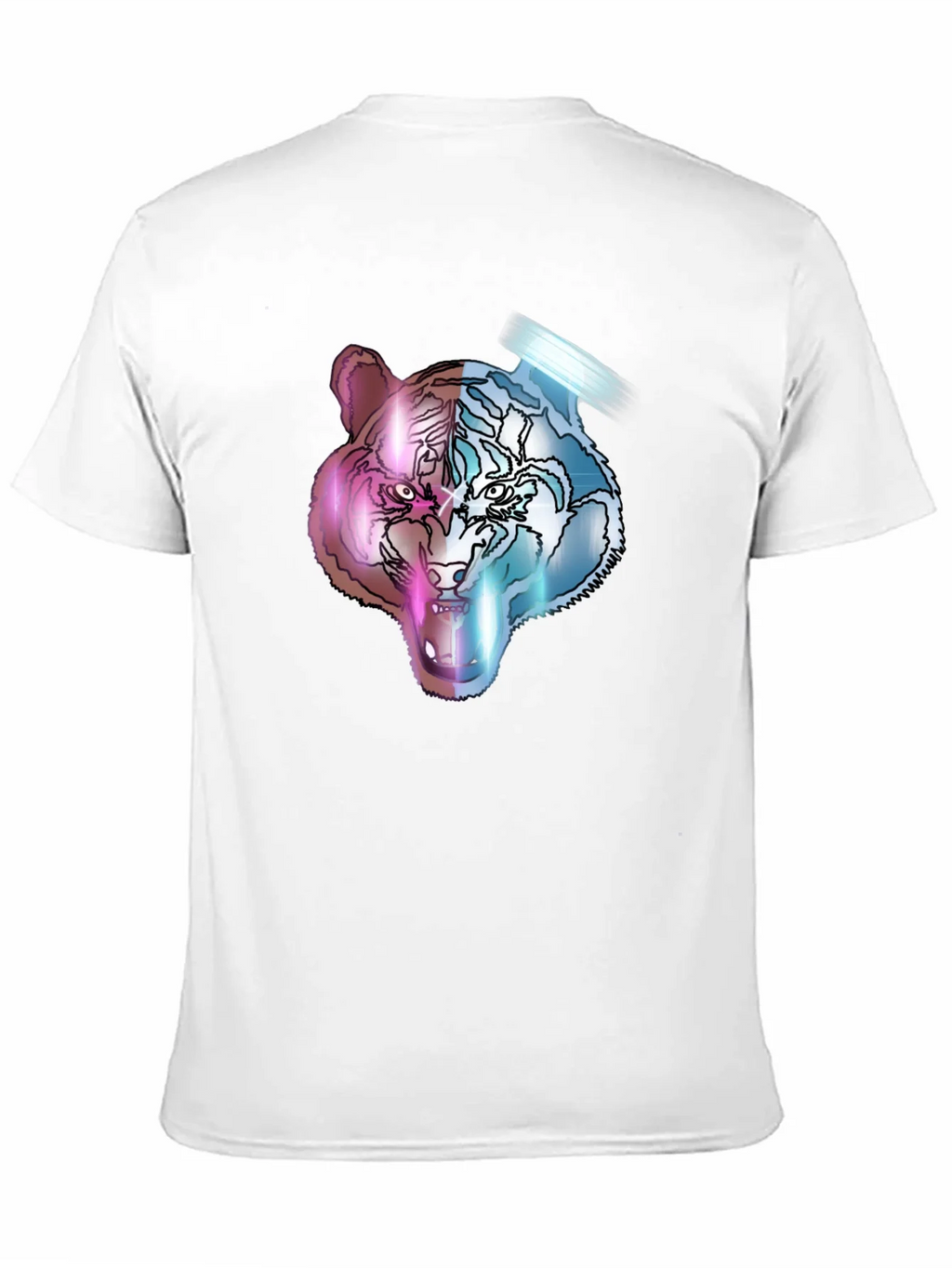 Neon Tiger Graphic Tee - Unisex Black T-Shirt product image 10
