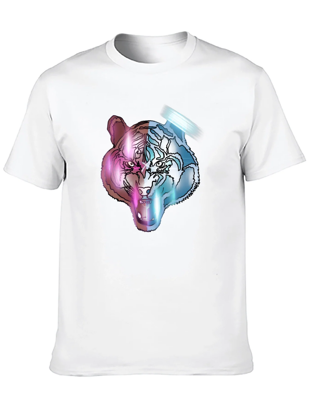Neon Tiger Graphic Tee - Unisex Black T-Shirt product image 9