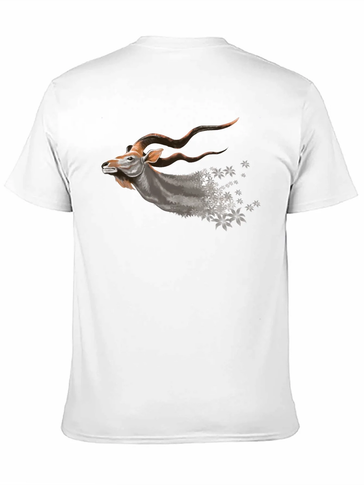 Mens Black T-Shirt with Kudu Design product image 10