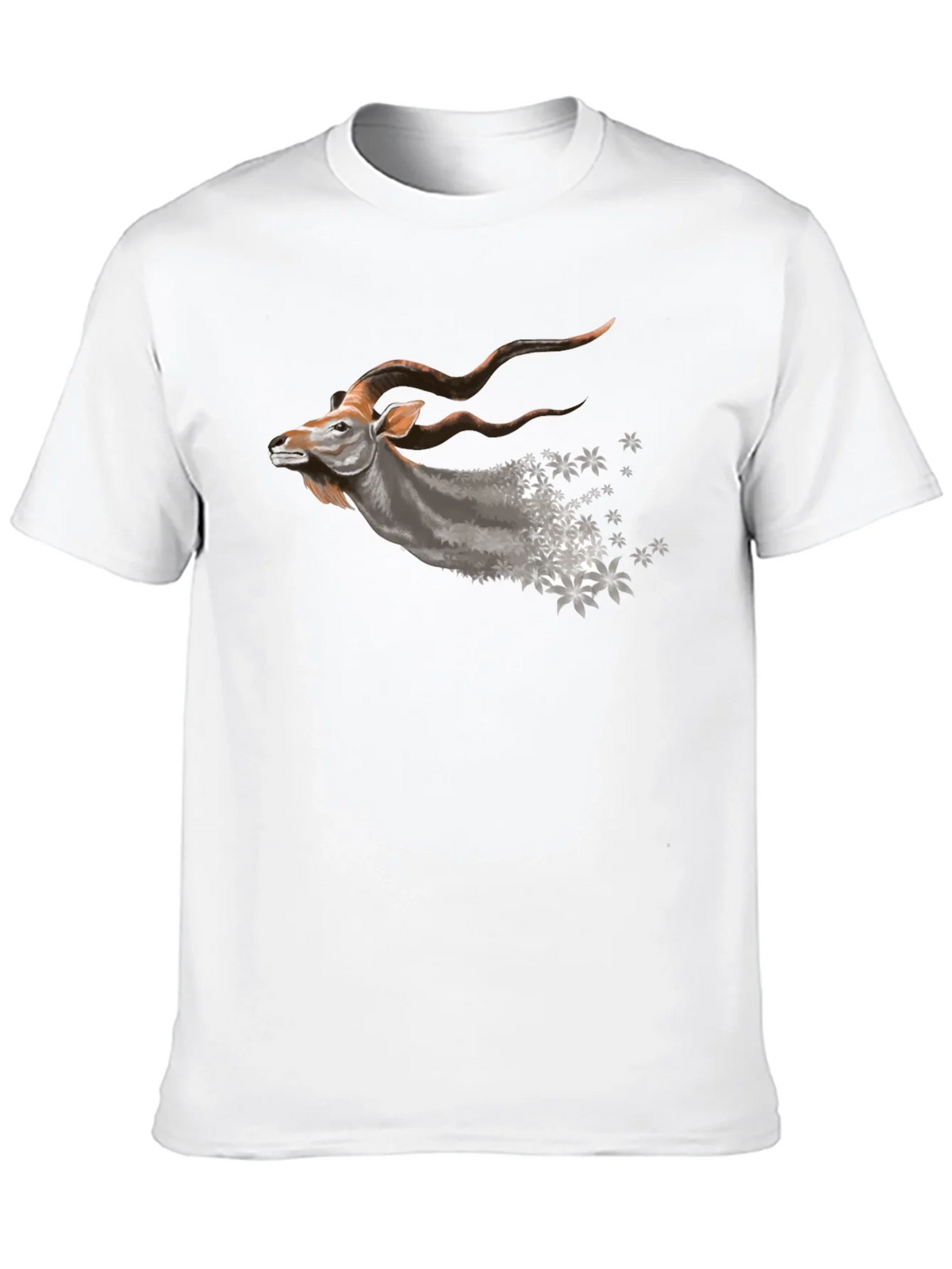 Mens Black T-Shirt with Kudu Design product image 9