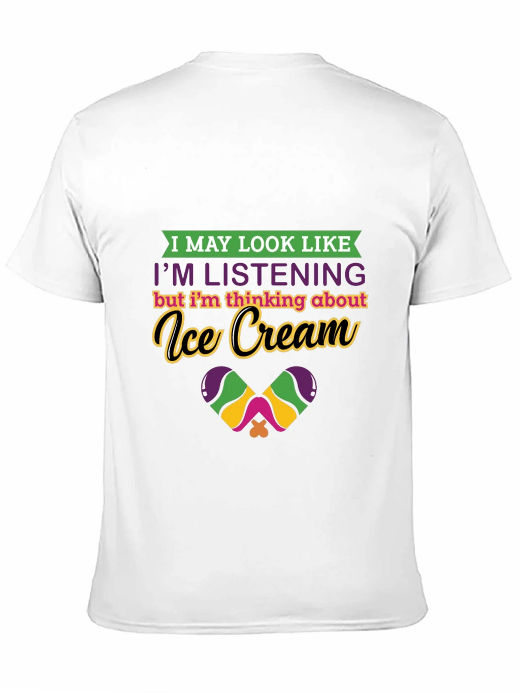 Ice Cream Thinking Graphic Tee - Quirky Comfort product image 8