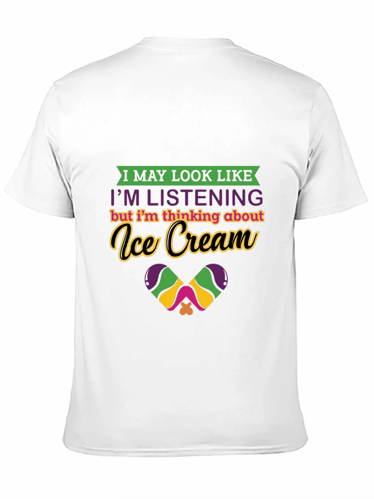 Ice Cream Thinking Graphic Tee - Quirky Comfort product image 8