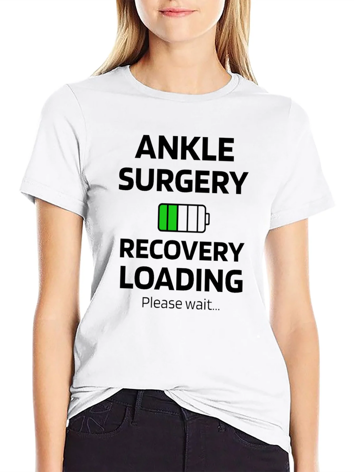 Ankle Surgery Recovery Loading Graphic T-Shirt product image 8