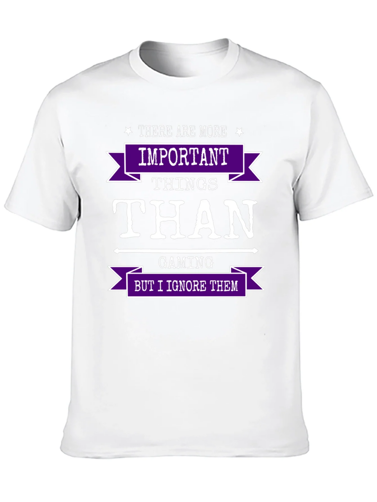 Gaming Humor T-Shirt - Important Things Than product image 8