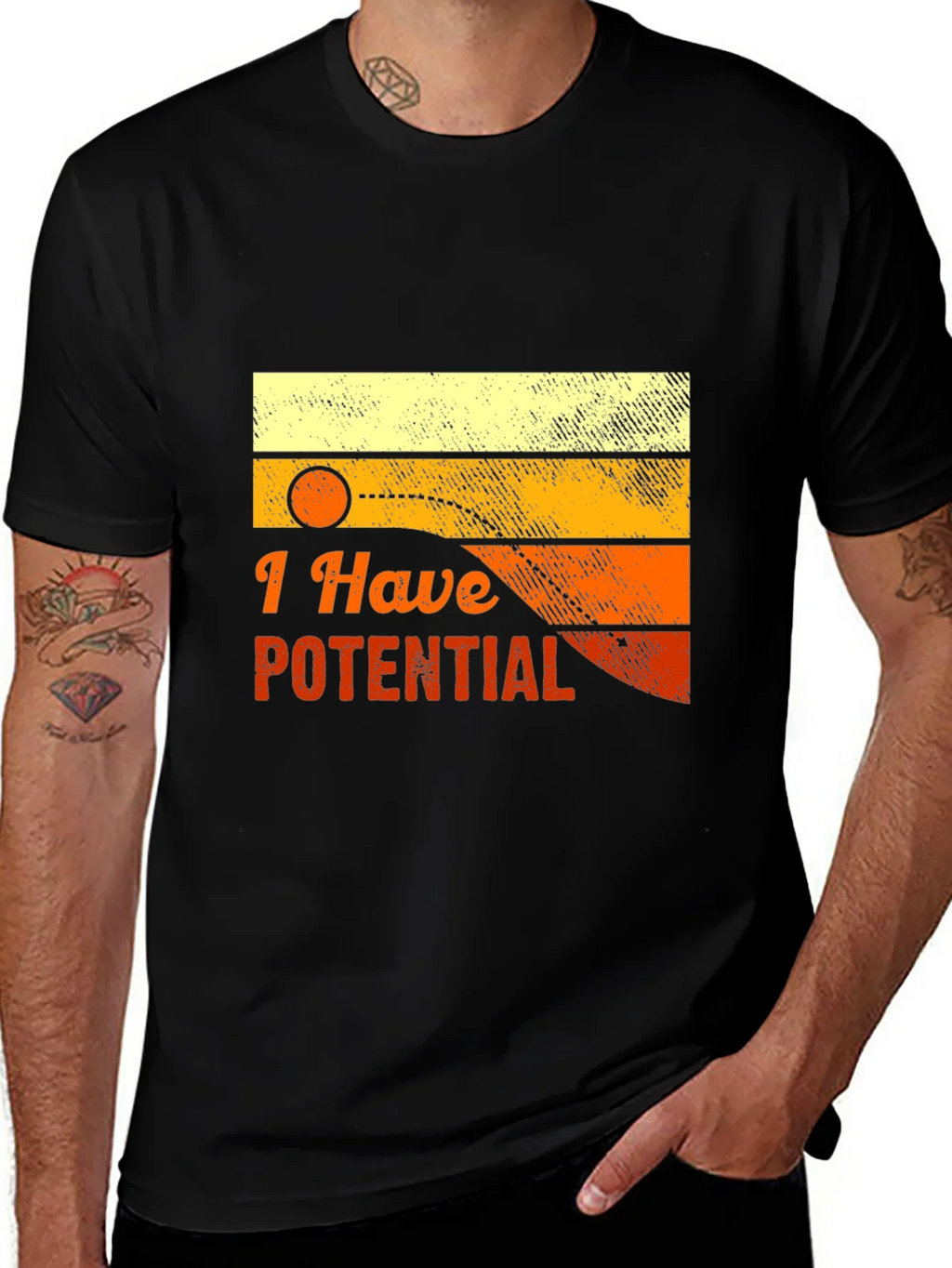 I Have Potential T-Shirt - Vintage Style Graphic Tee product image 1