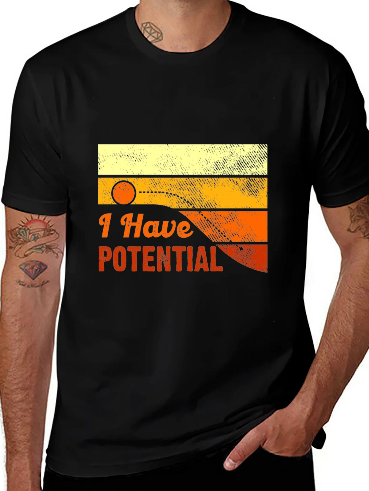 I Have Potential T-Shirt - Vintage Style Graphic Tee product image 1