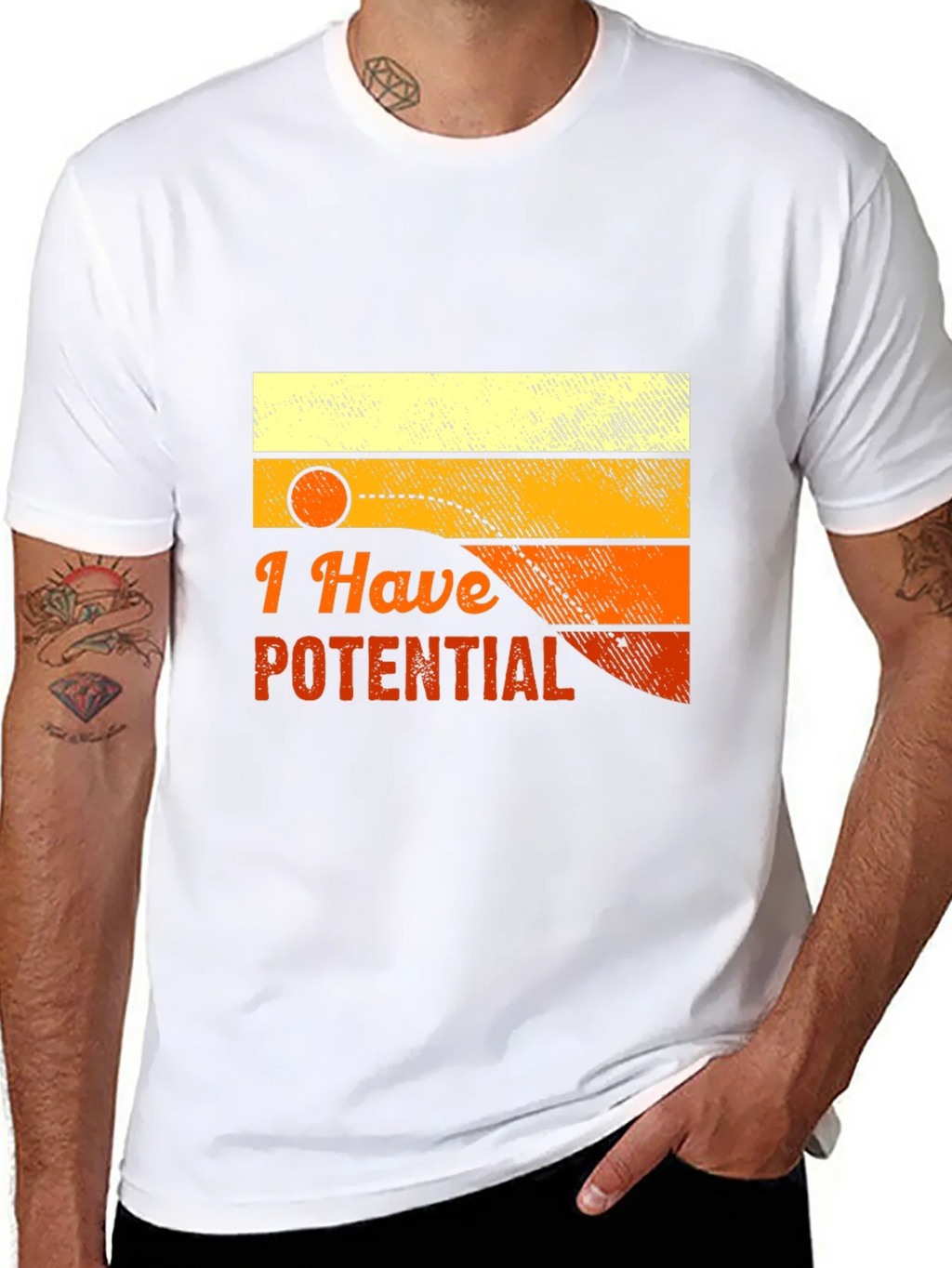 I Have Potential T-Shirt - Vintage Style Graphic Tee product image 7