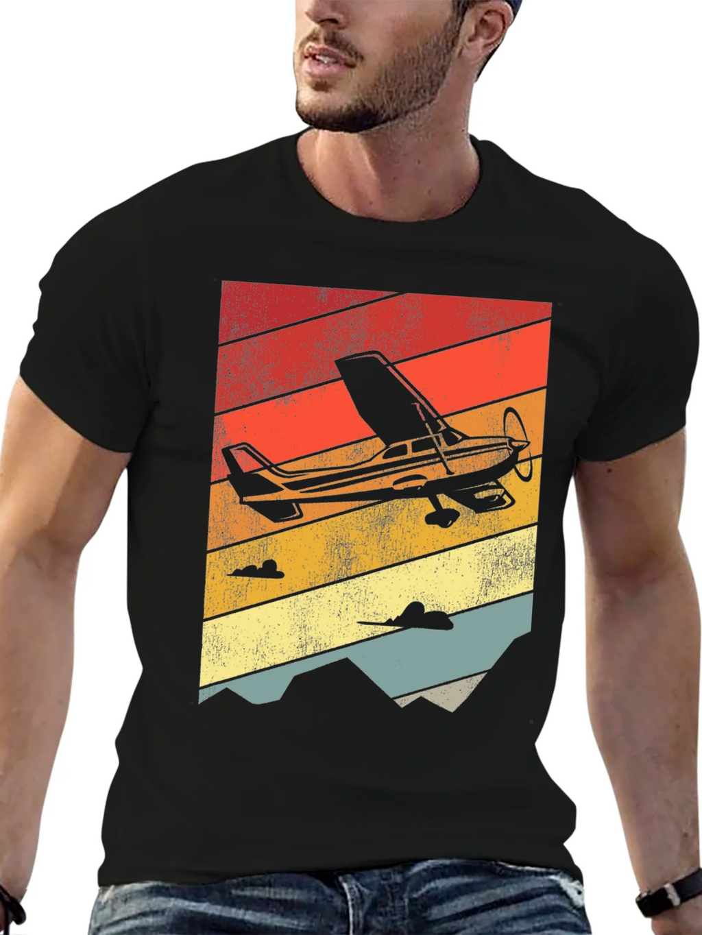 Vintage Airplane T-Shirt product image 6