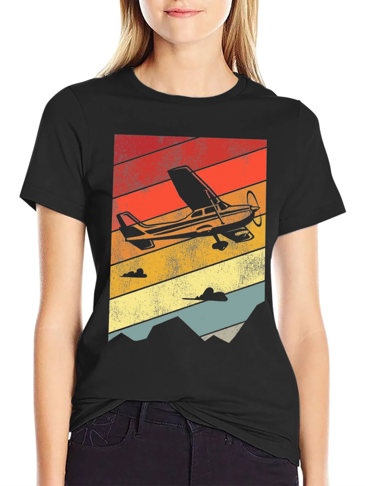 Vintage Airplane T-Shirt product image 2