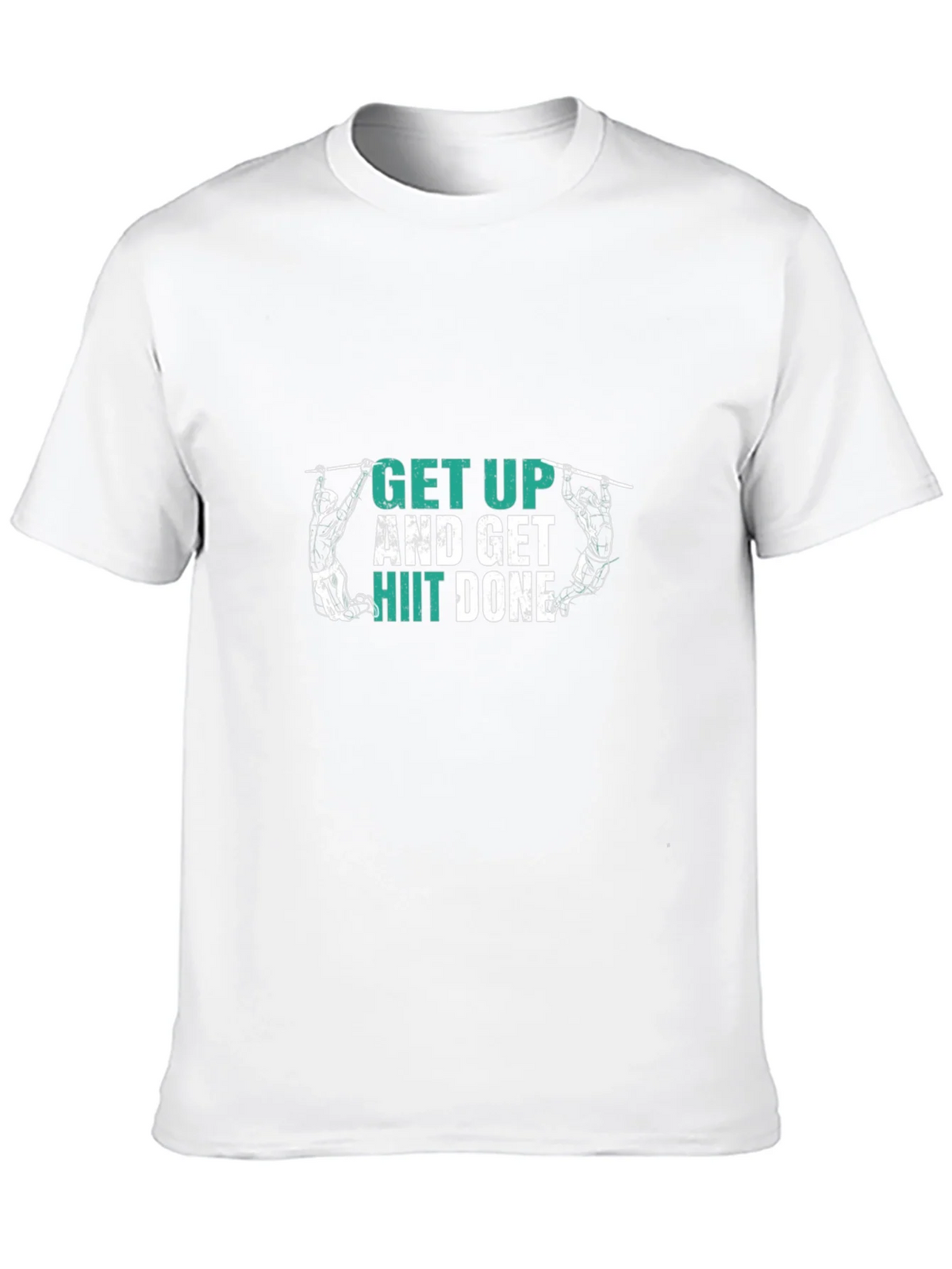 Get Up HIIT Done Black T-Shirt Fitness Motivation product image 9