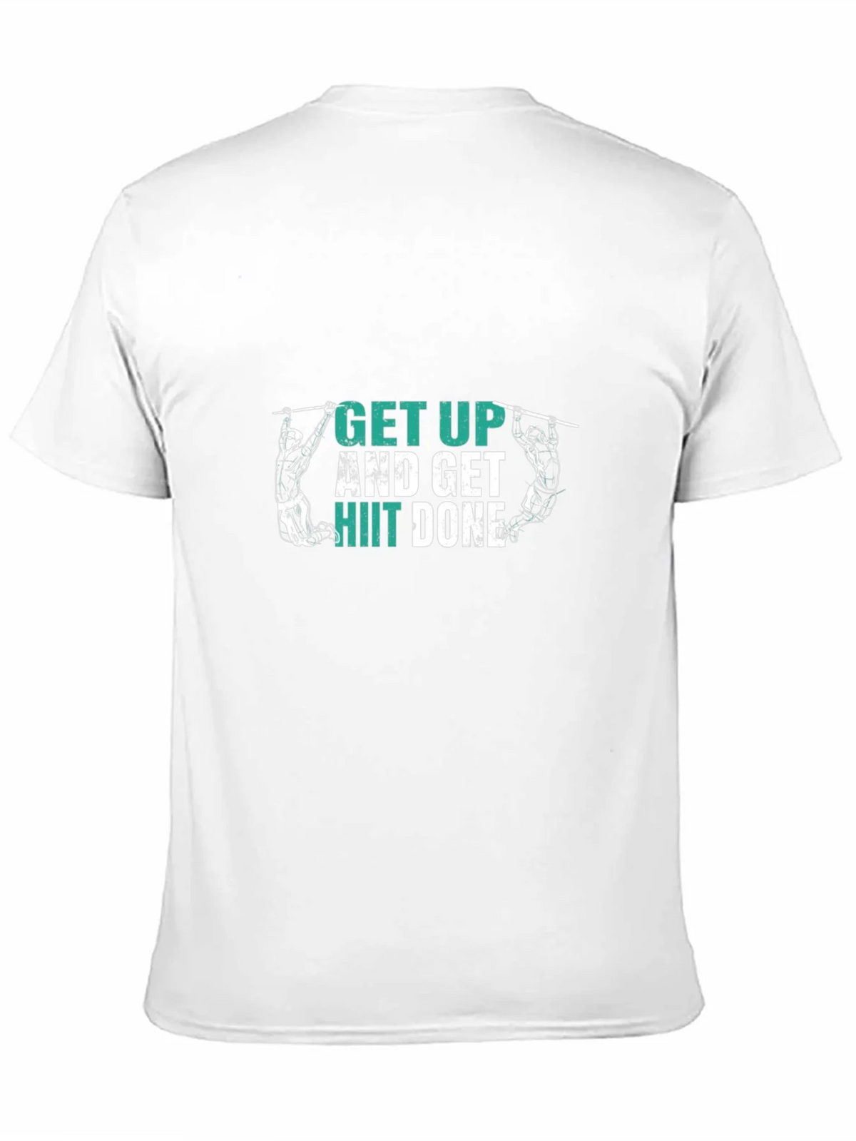 Get Up HIIT Done Black T-Shirt Fitness Motivation product image 10