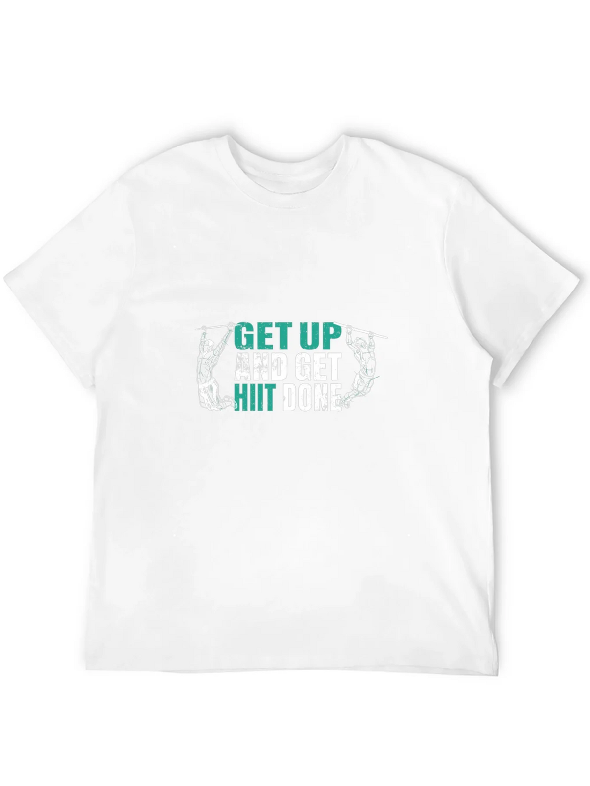 Get Up HIIT Done Black T-Shirt Fitness Motivation product image 11