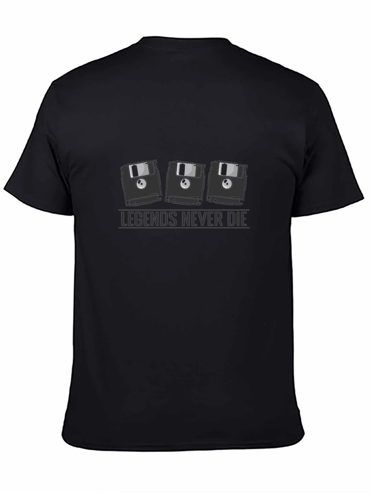 Legends Never Die Floppy Disk T-Shirt product image 4