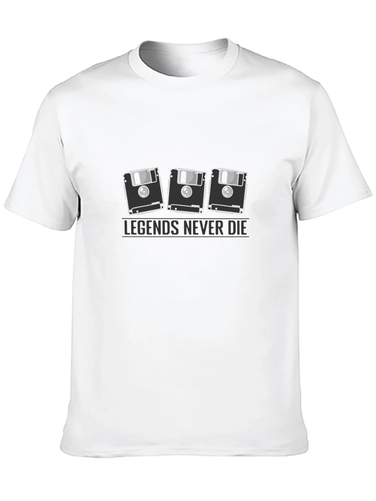 Legends Never Die Floppy Disk T-Shirt product image 9