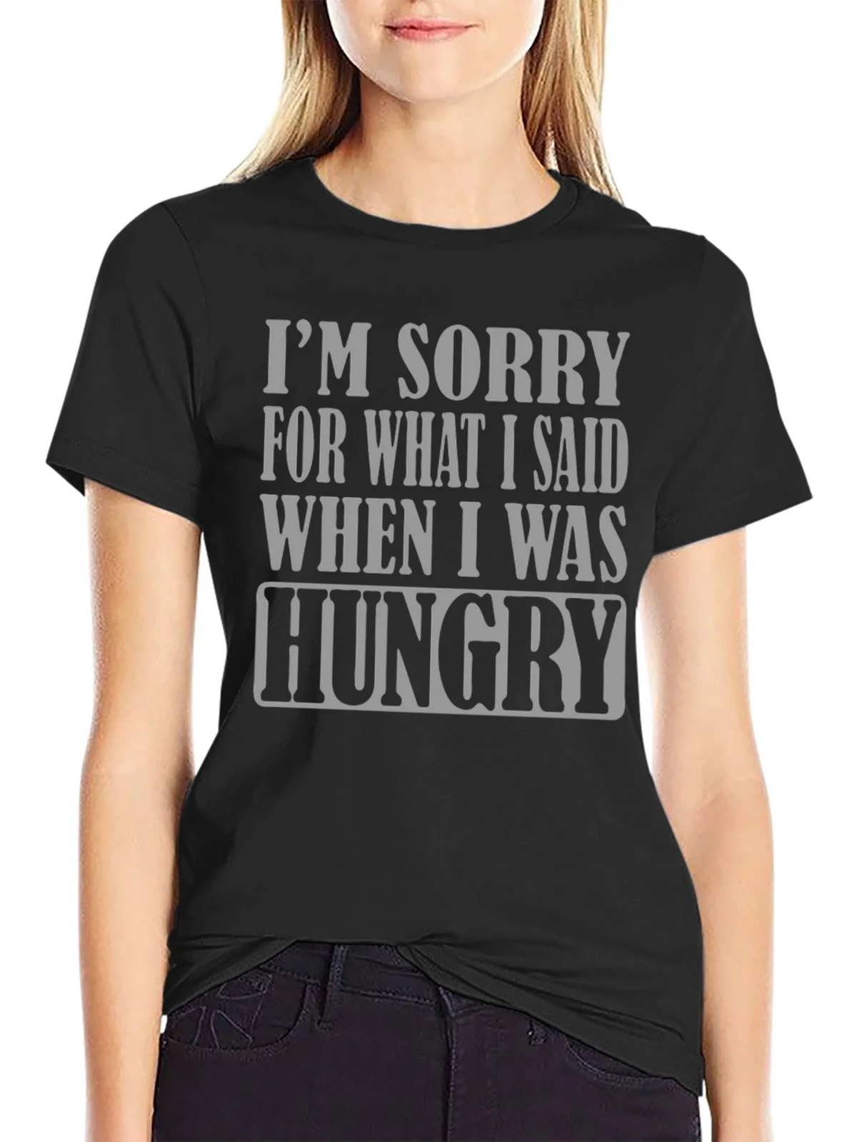Hungry Apology T-Shirt - Funny Slogan Tee product image 2