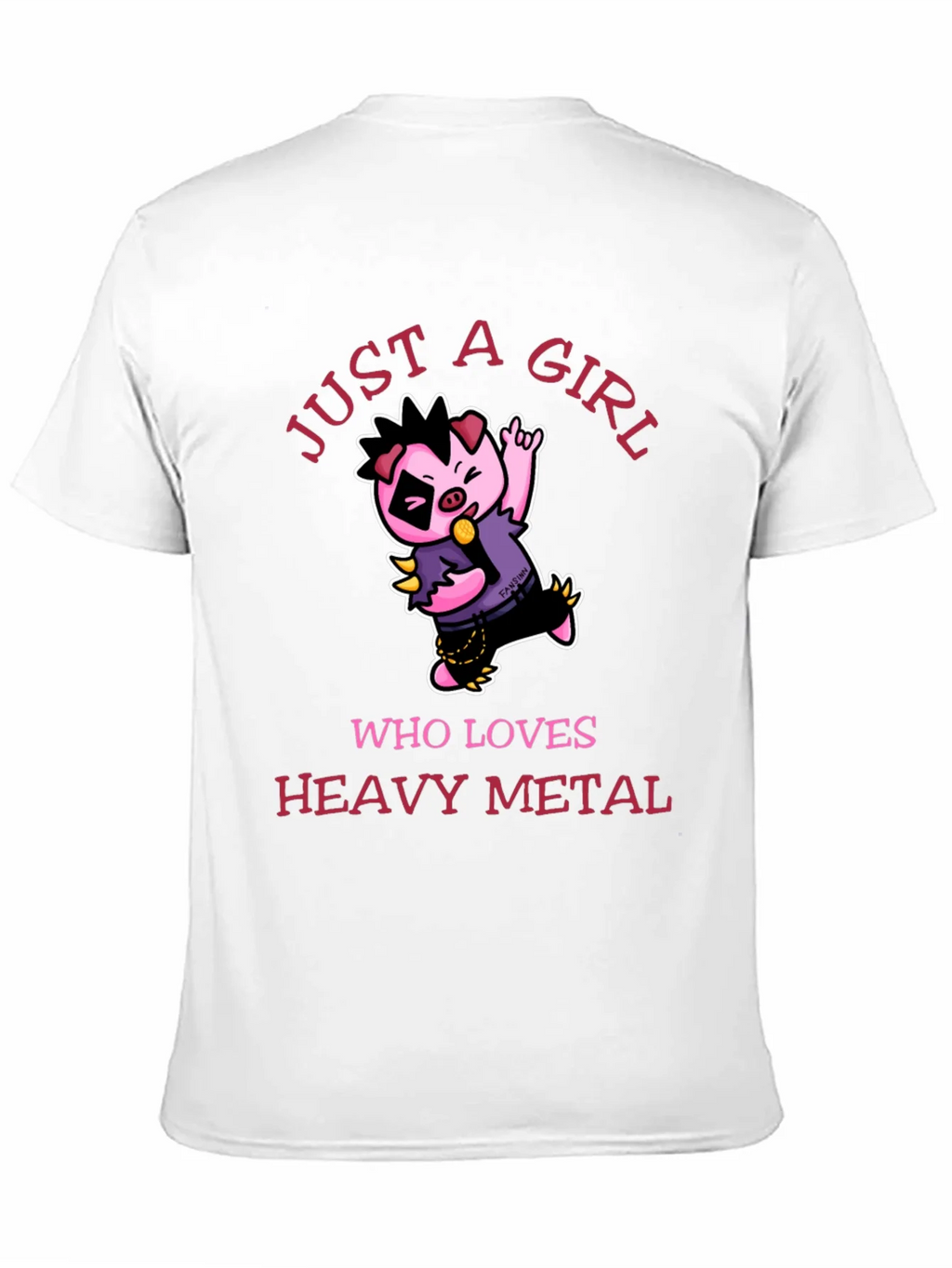 Just a Girl Who Loves Heavy Metal T-Shirt product image 10