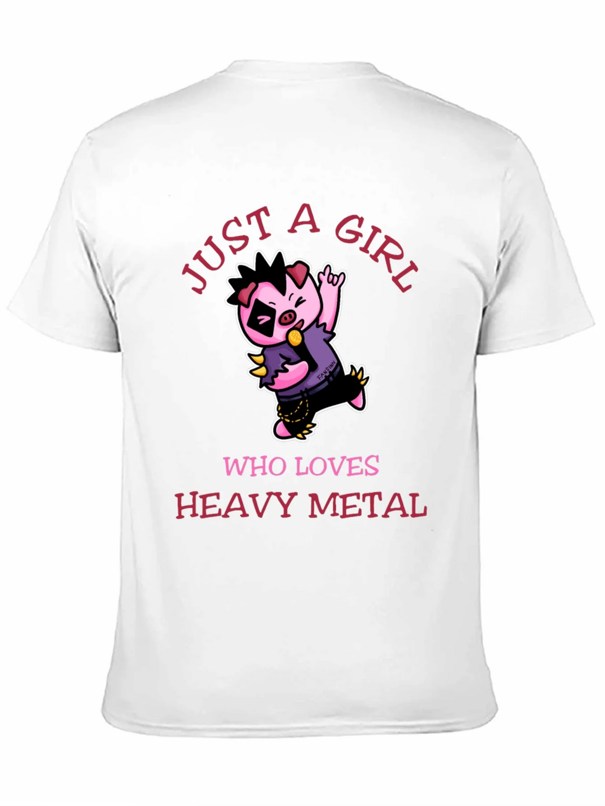 Just a Girl Who Loves Heavy Metal T-Shirt product image 10
