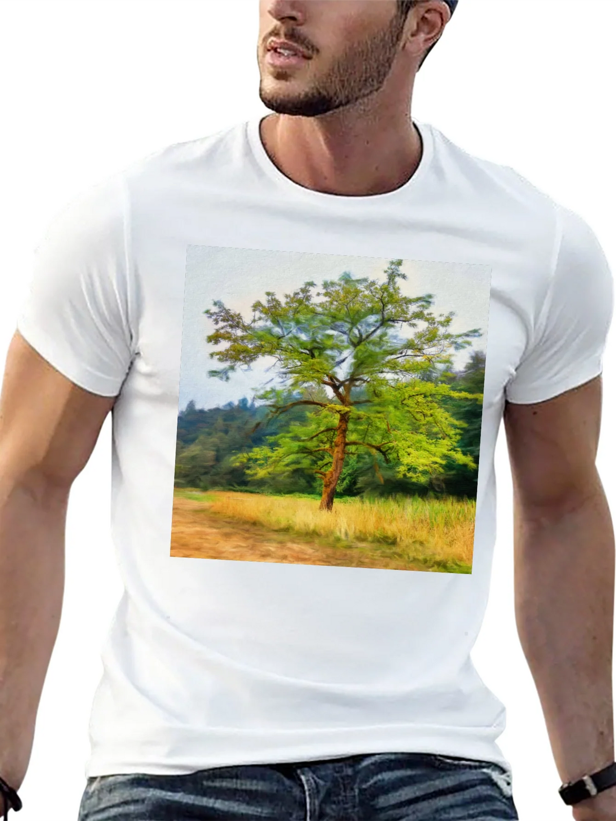 Tree Graphic Black T-Shirt - Nature Inspired Tee product image 12