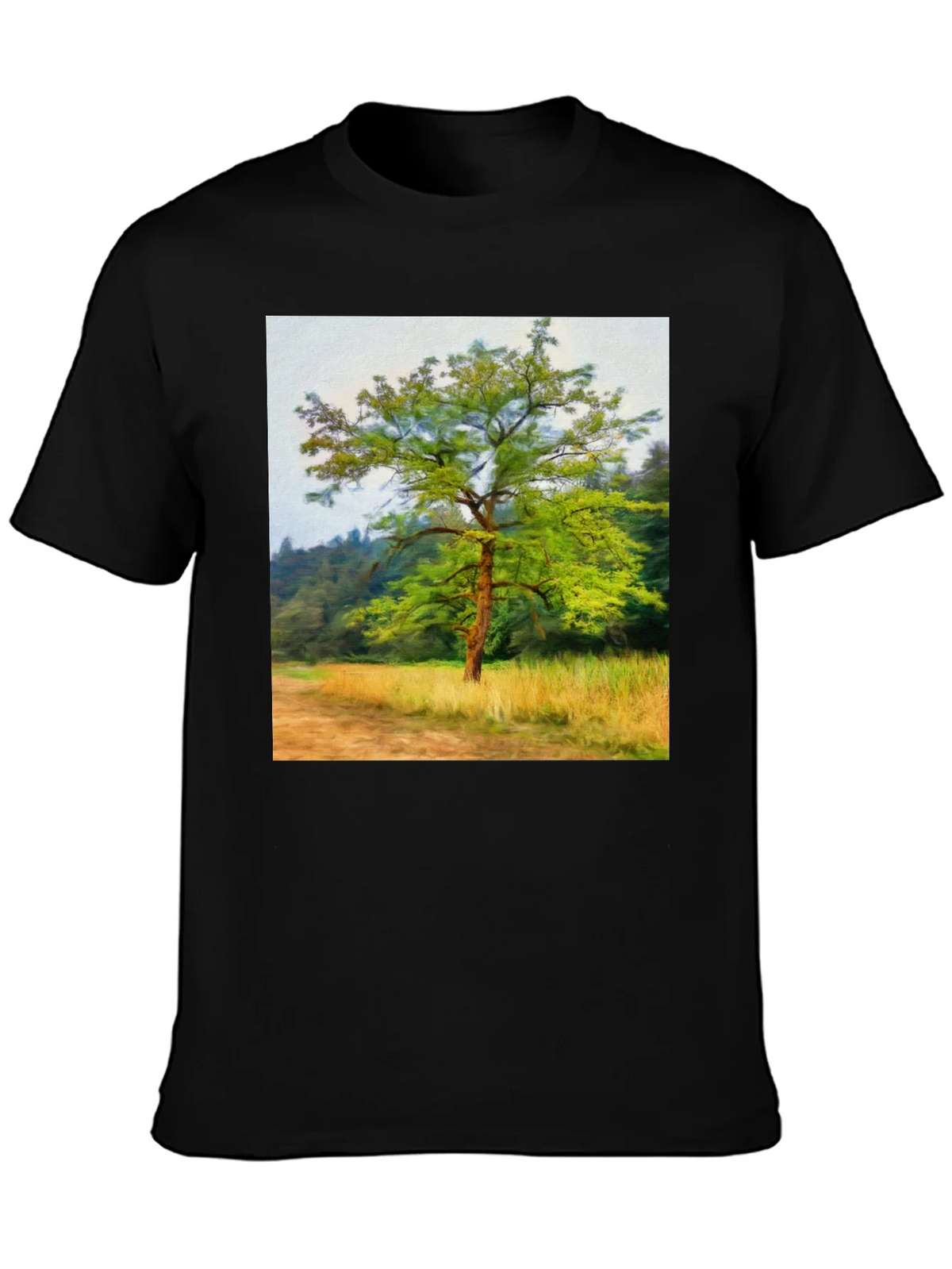 Tree Graphic Black T-Shirt - Nature Inspired Tee product image 3