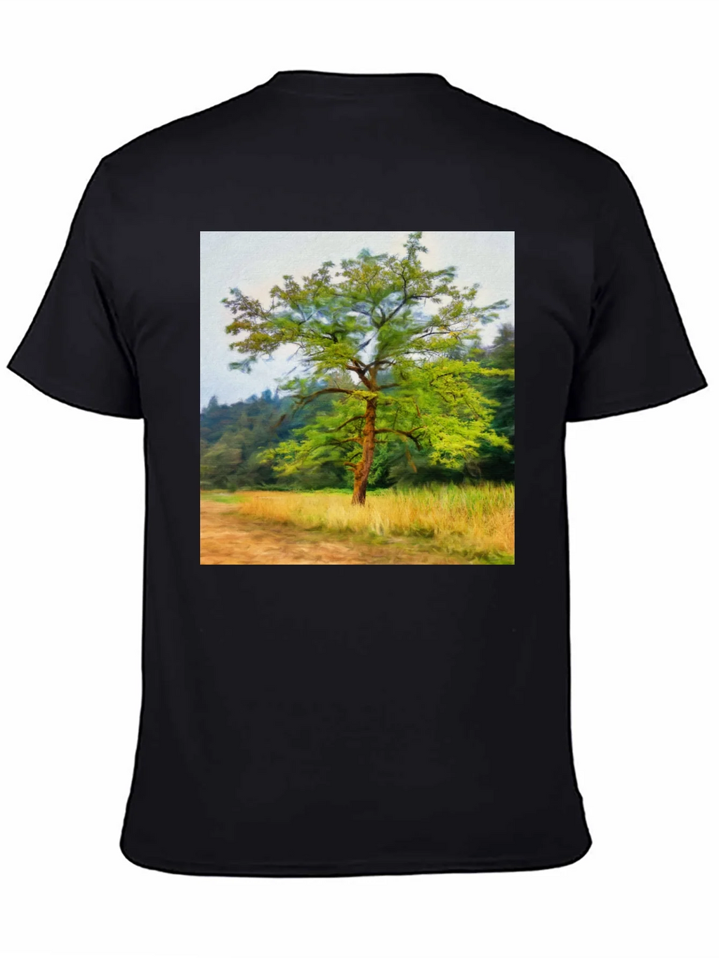 Tree Graphic Black T-Shirt - Nature Inspired Tee product image 4
