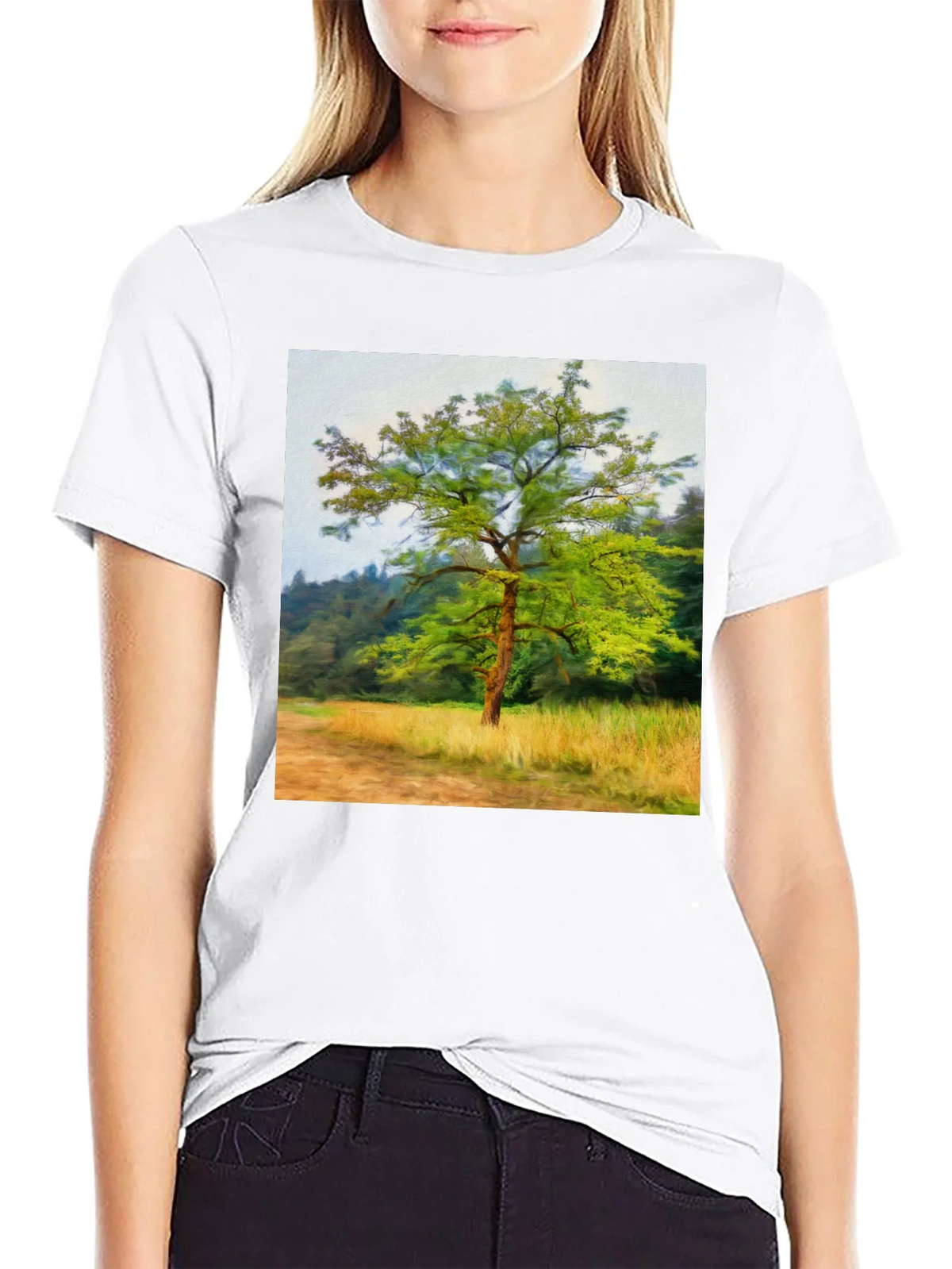 Tree Graphic Black T-Shirt - Nature Inspired Tee product image 8