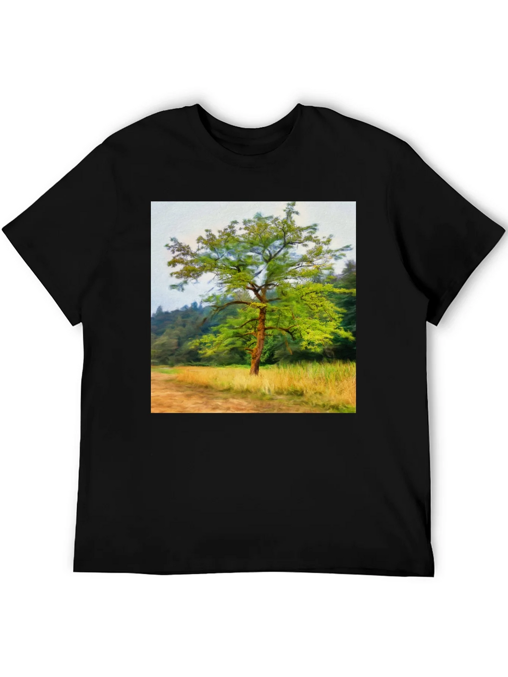 Tree Graphic Black T-Shirt - Nature Inspired Tee product image 5
