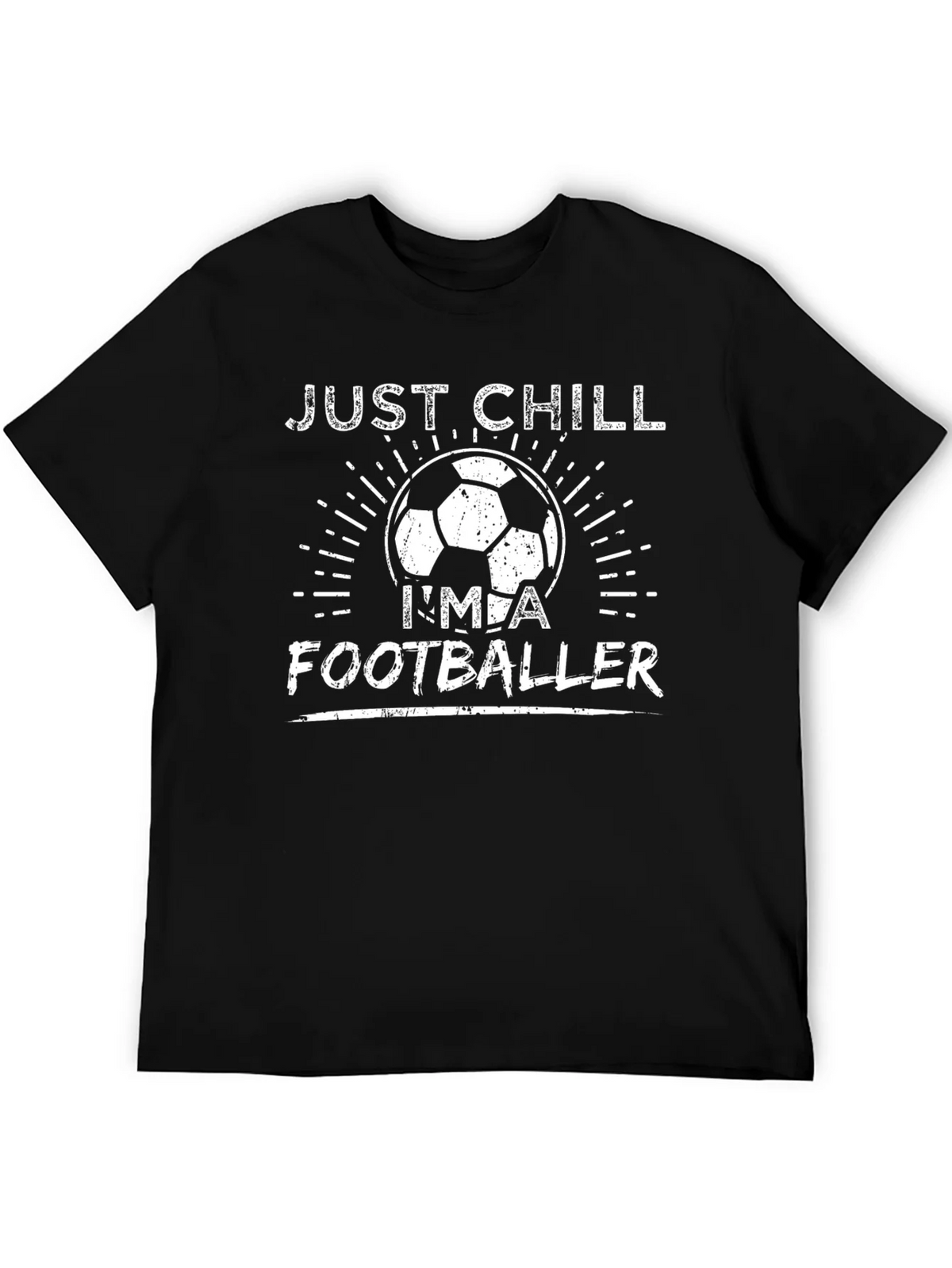 Just Chill Im A Footballer T-Shirt product image 5