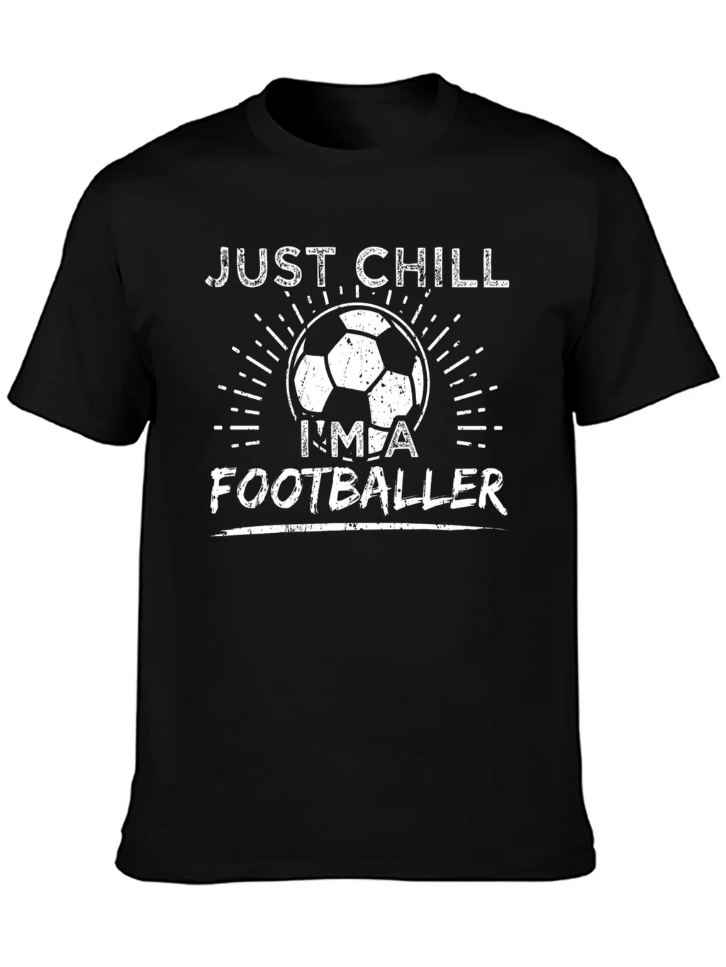 Just Chill Im A Footballer T-Shirt product image 3