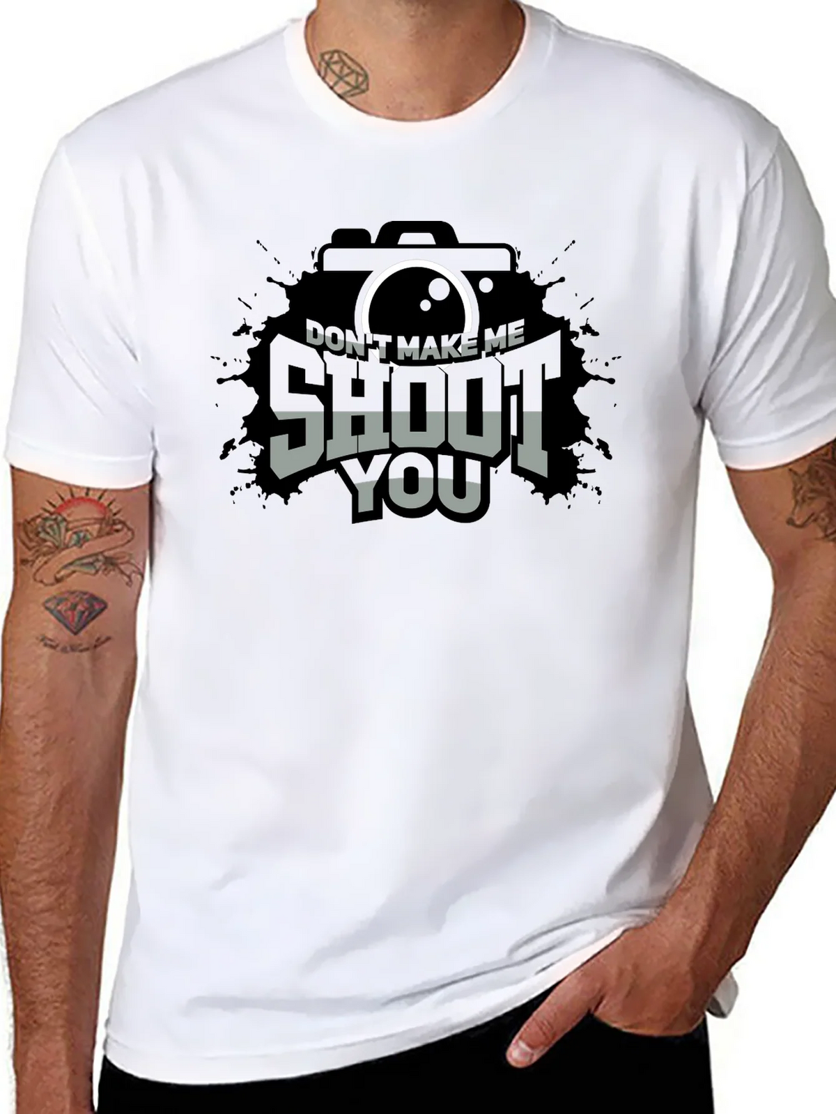 Dont Make Me Shoot You T-Shirt - Camera Lover Tee product image 7