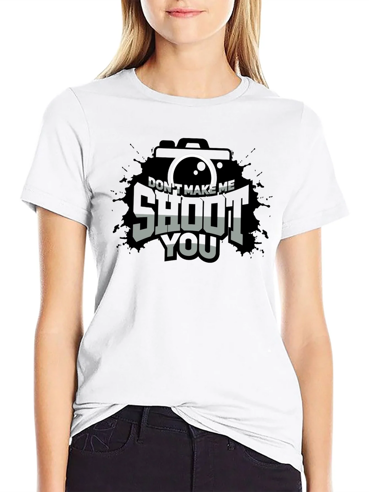 Dont Make Me Shoot You T-Shirt - Camera Lover Tee product image 8