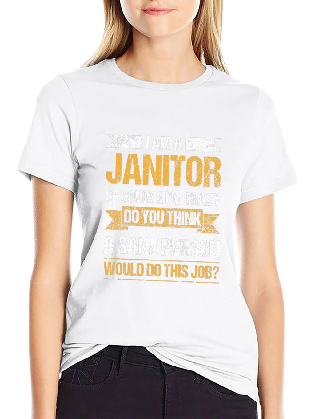 Janitor Crazy Job T-Shirt product image 8