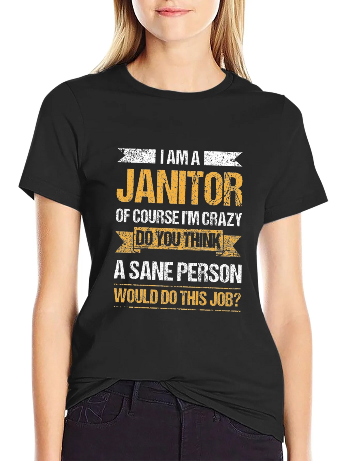 Janitor Crazy Job T-Shirt product image 2