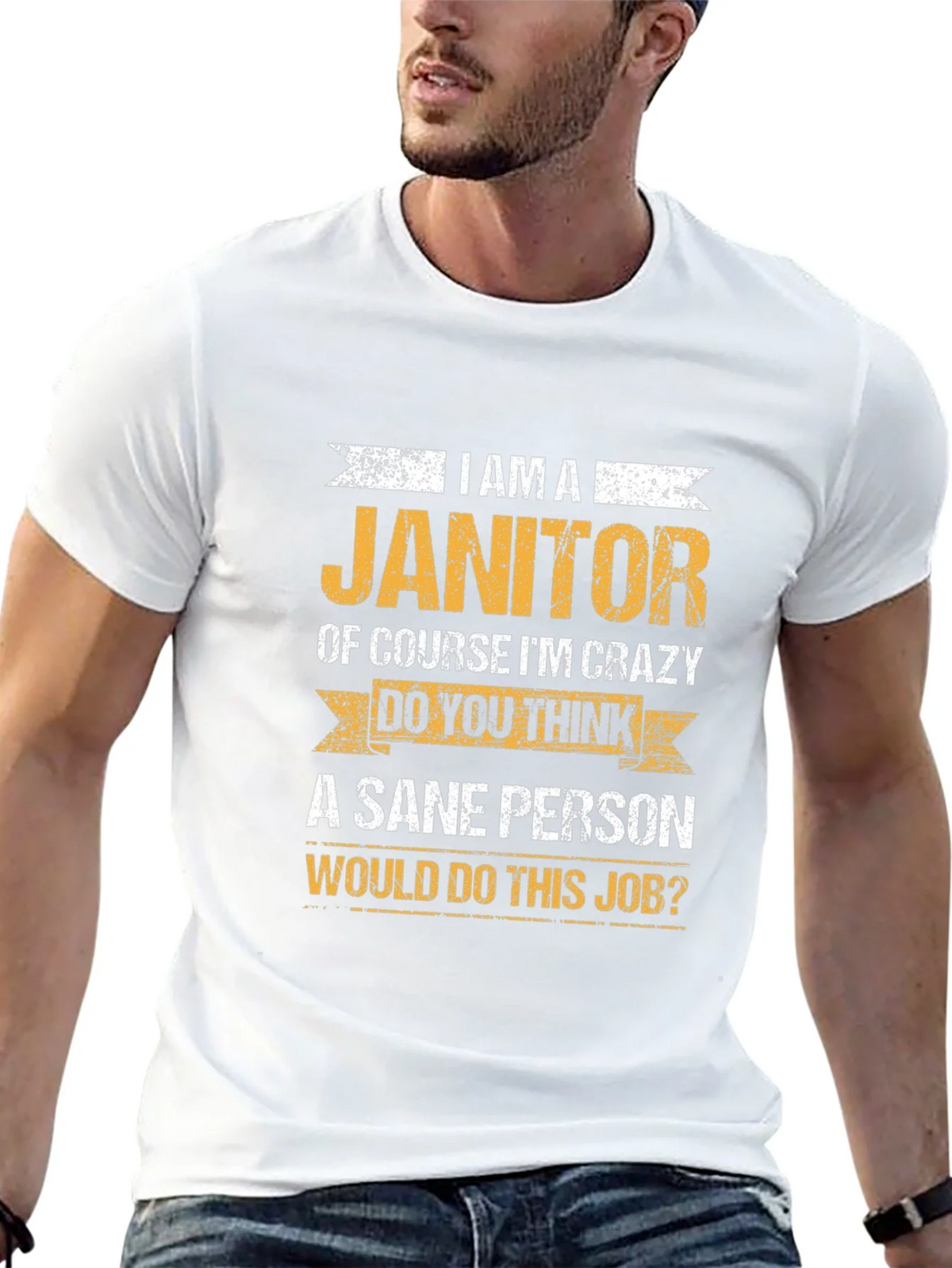Janitor Crazy Job T-Shirt product image 12
