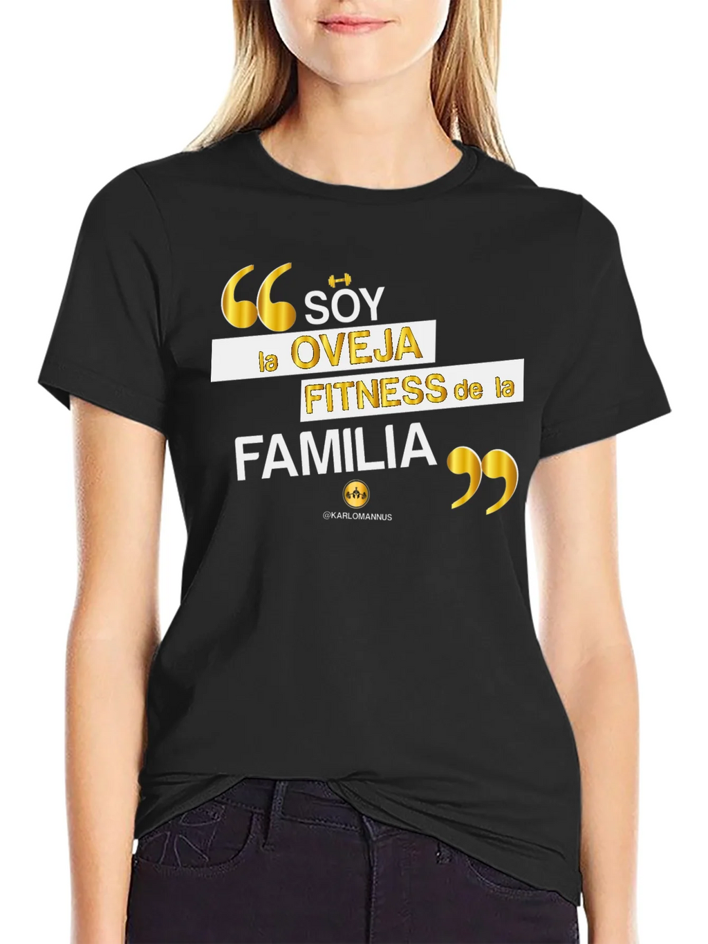 Fitness Family T-Shirt - Black Gym Motivation product image 2