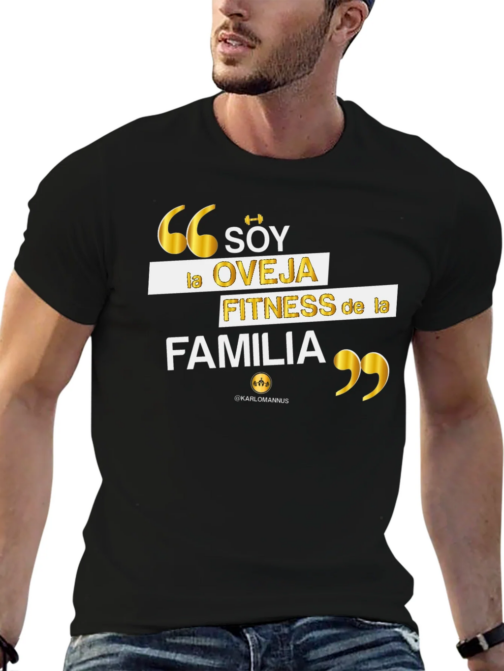 Fitness Family T-Shirt - Black Gym Motivation product image 6