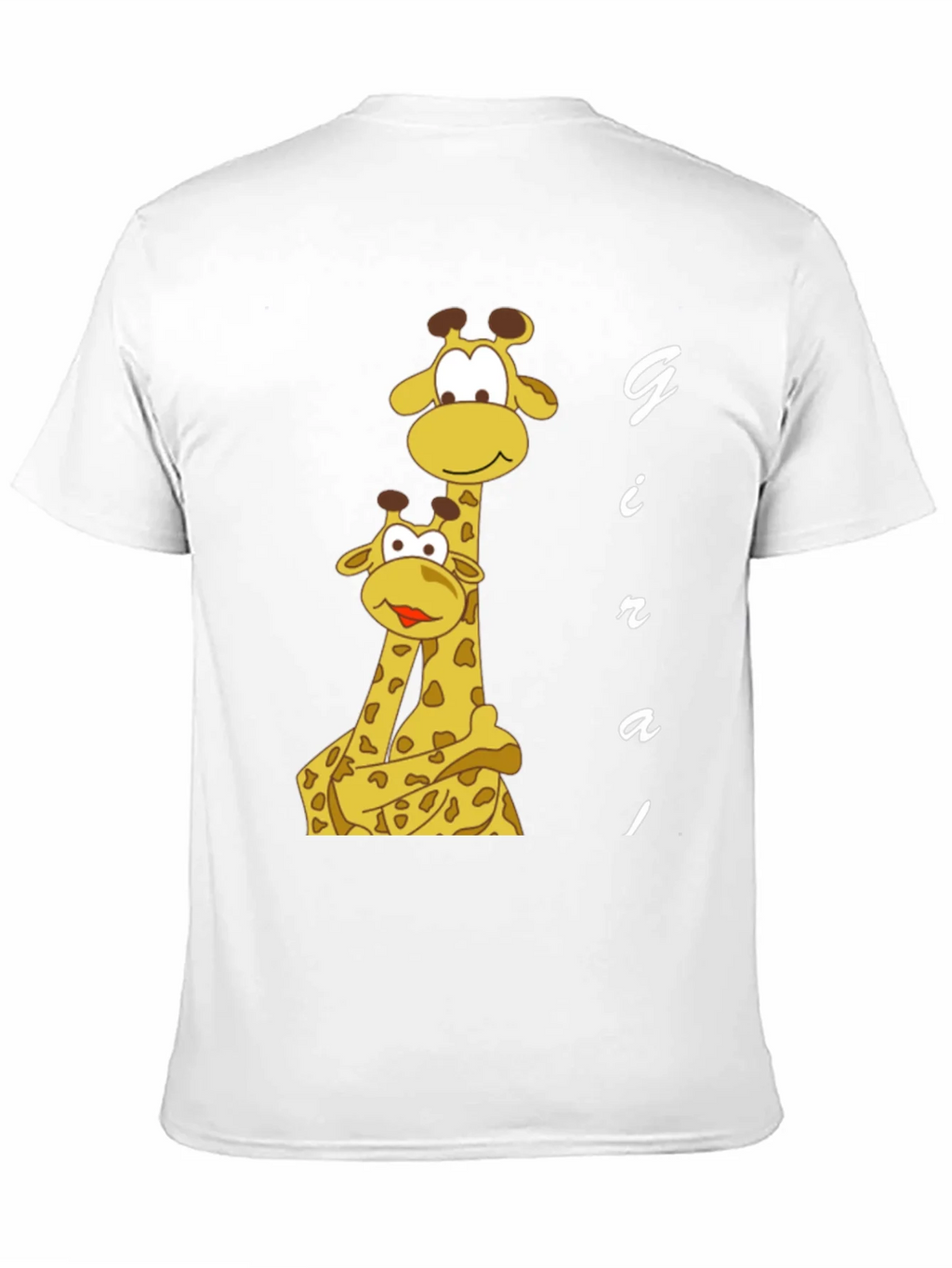 Giraffe Family Graphic Tee - Black Cotton T-Shirt product image 10