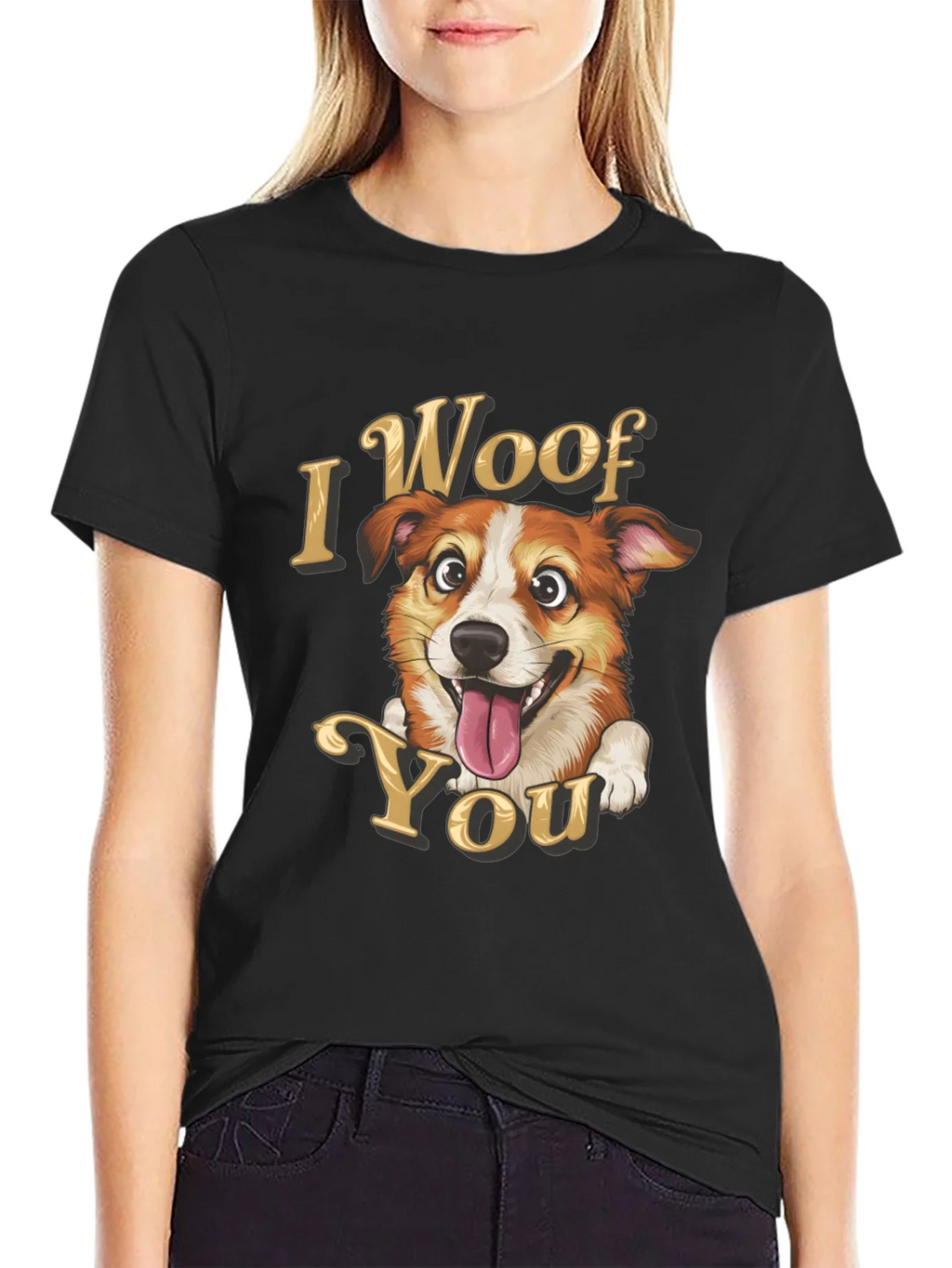 I Woof You Dog Graphic Tee product image 2