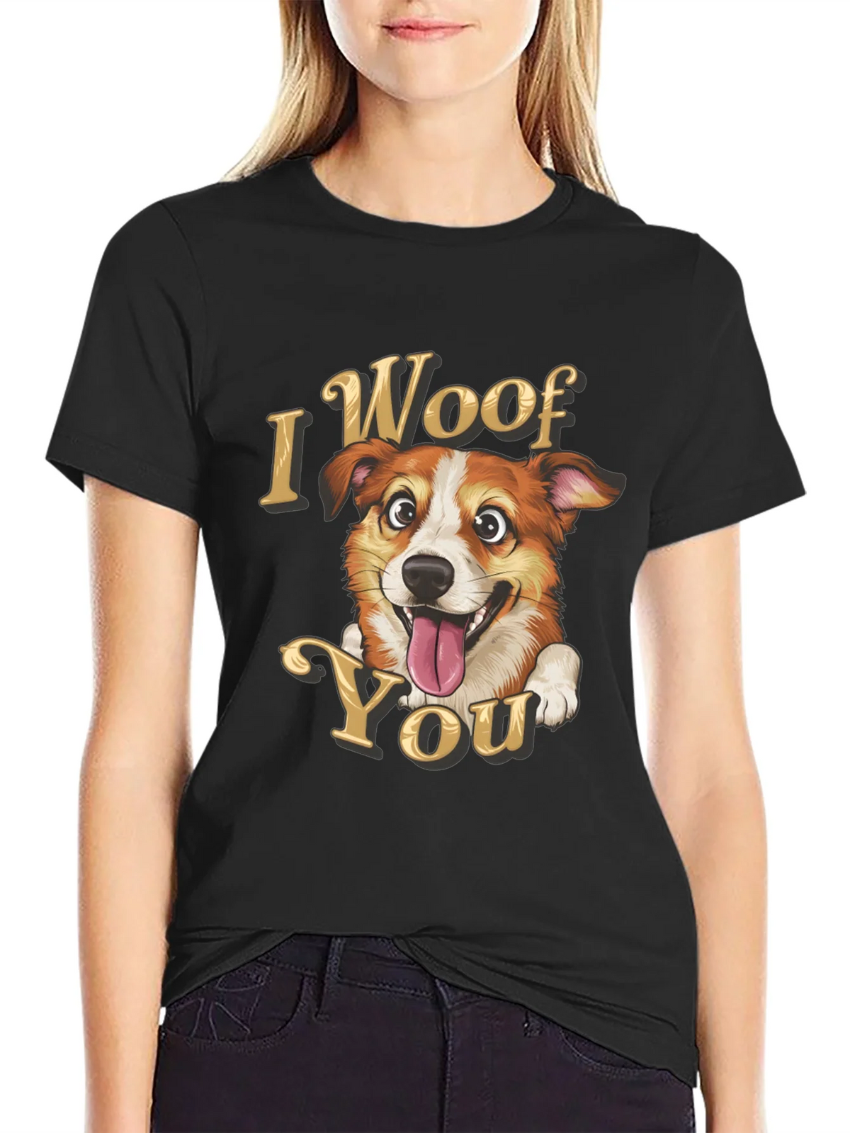I Woof You Dog Graphic Tee product image 2