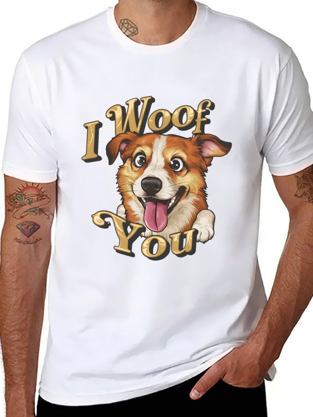I Woof You Dog Graphic Tee product image 6