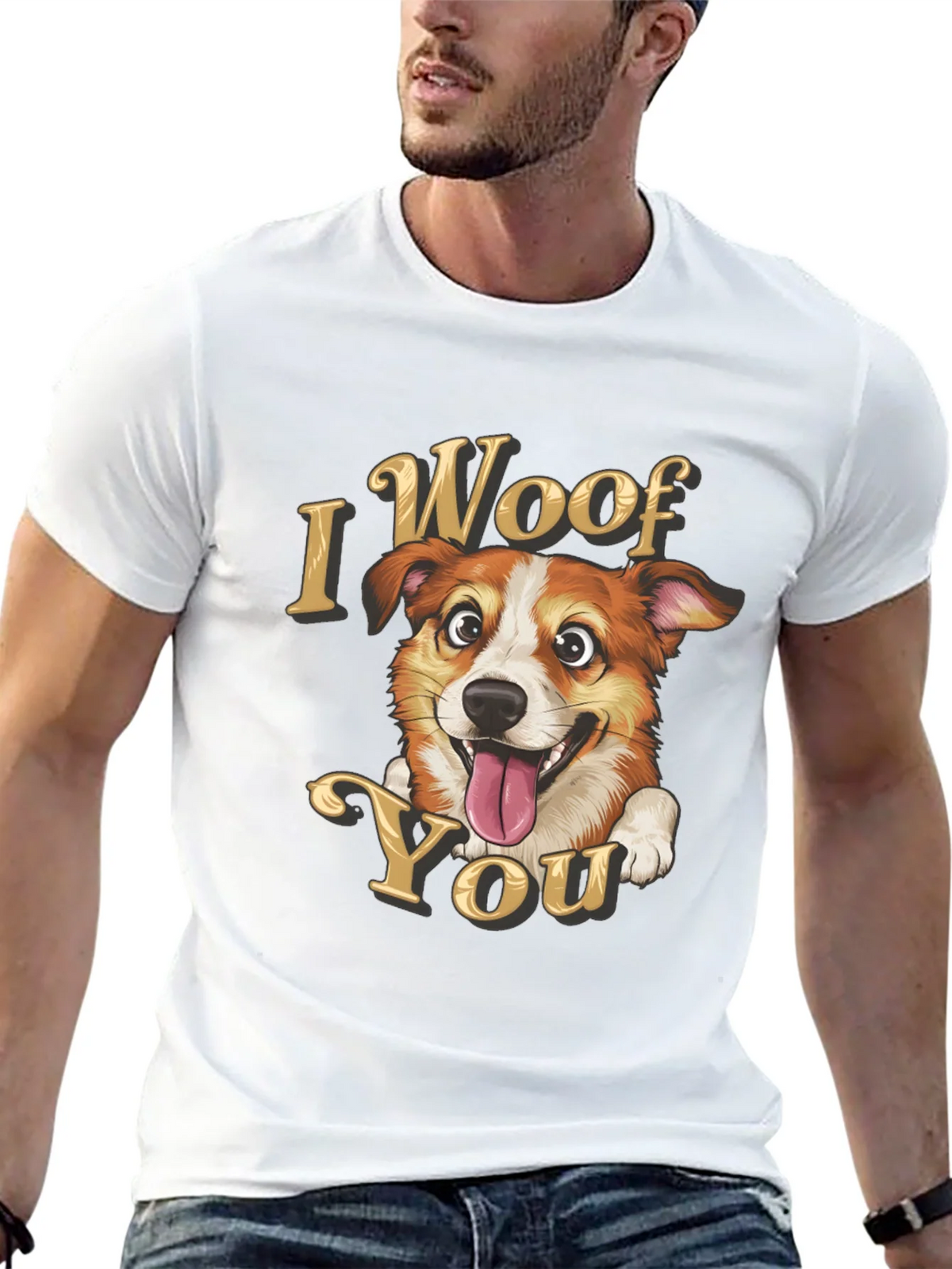 I Woof You Dog Graphic Tee product image 11