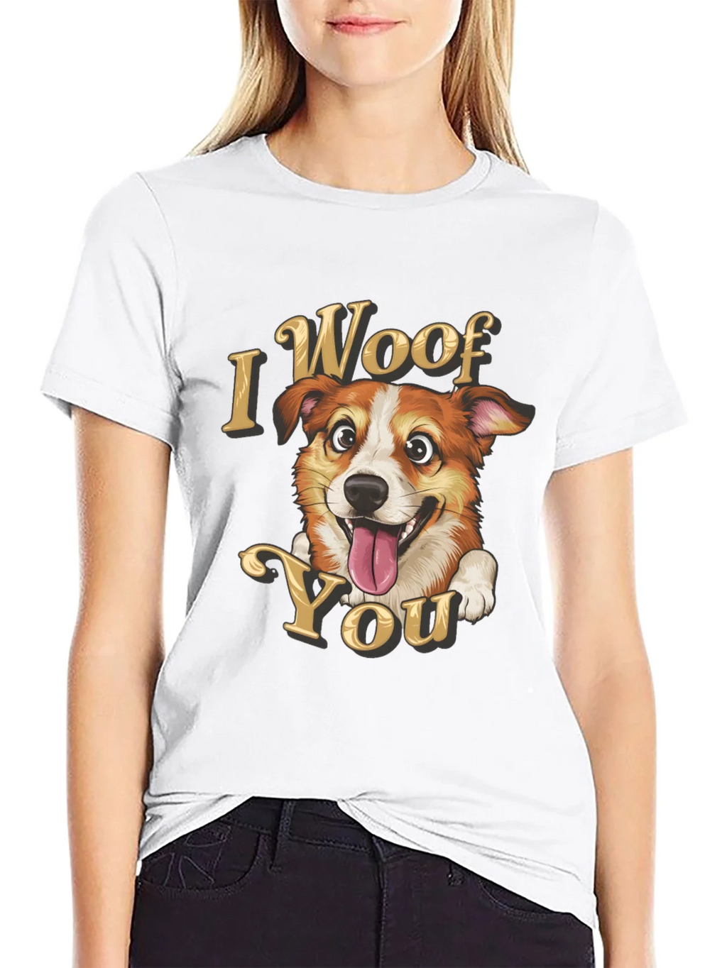 I Woof You Dog Graphic Tee product image 7