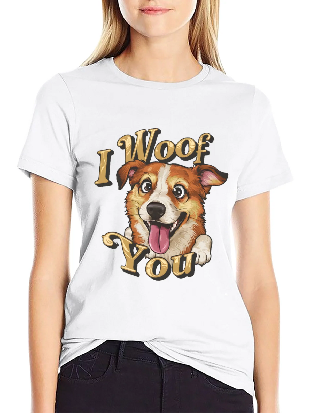 I Woof You Dog Graphic Tee product image 7