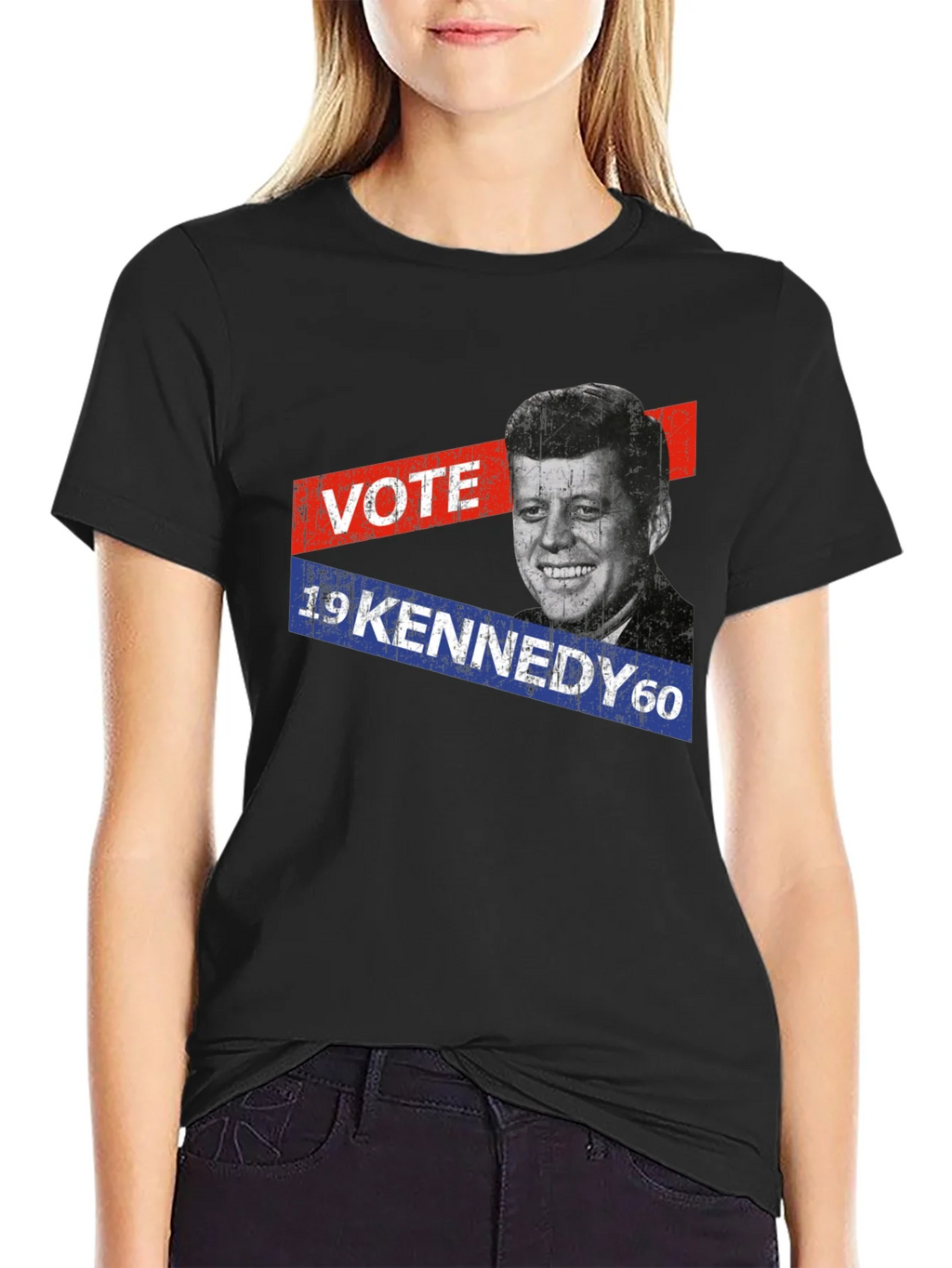 Vote Kennedy 1960 Retro T-Shirt product image 2