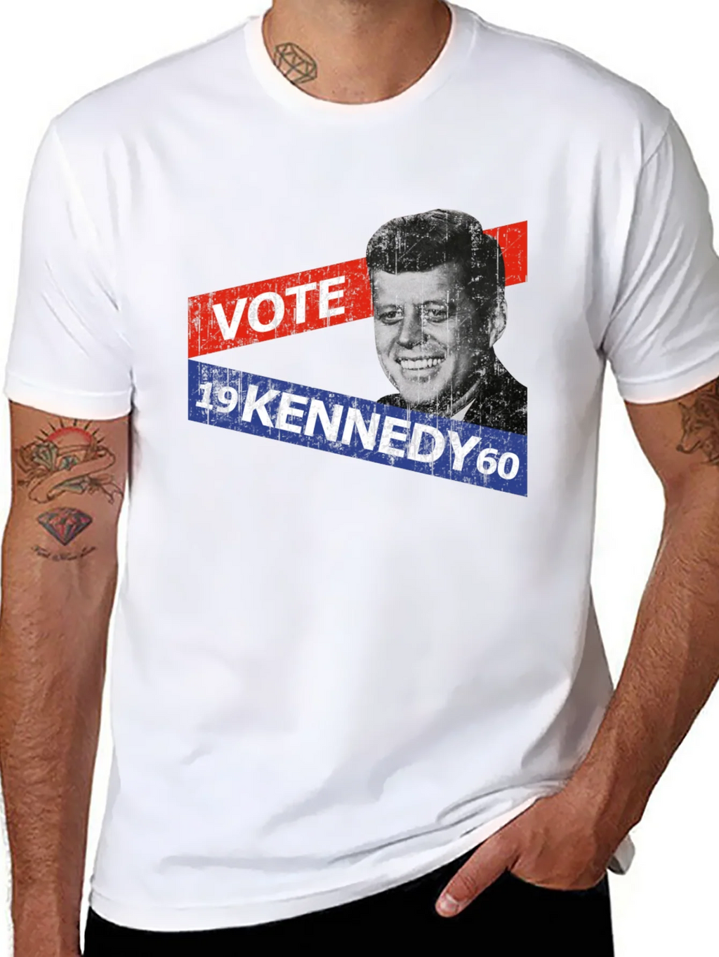 Vote Kennedy 1960 Retro T-Shirt product image 7