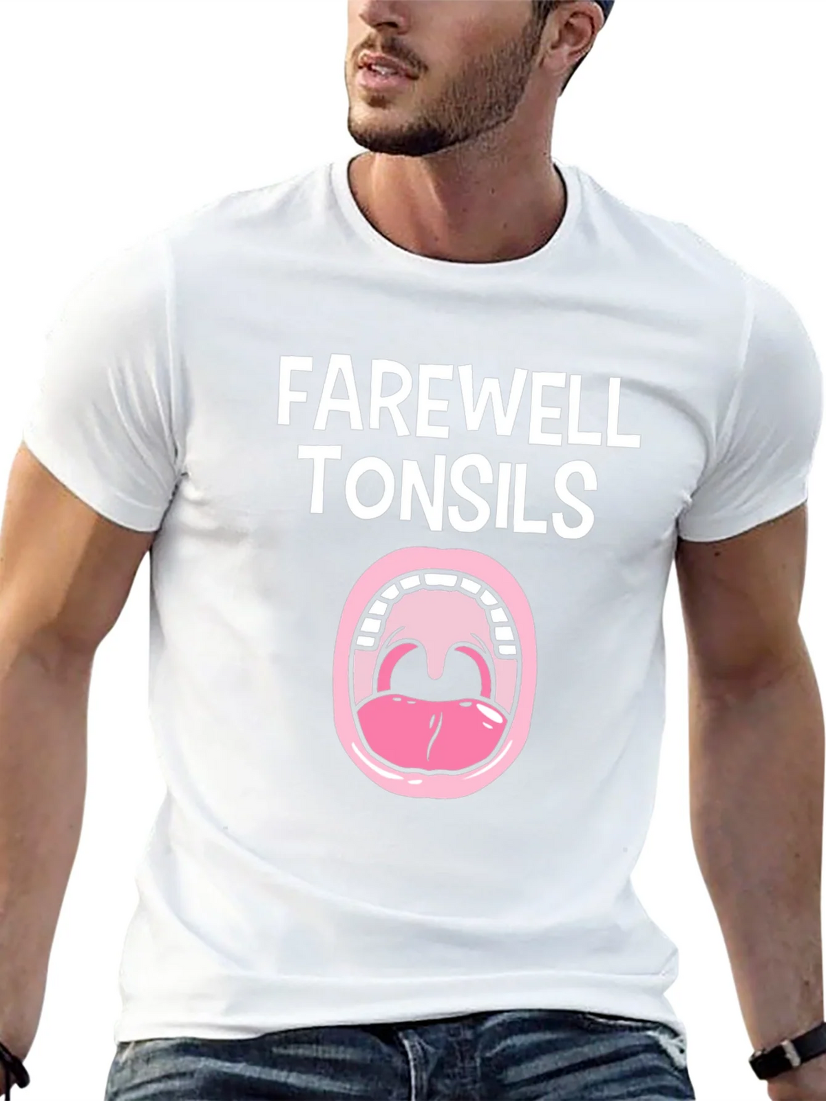 Farewell Tonsils Black Graphic Tee product image 12